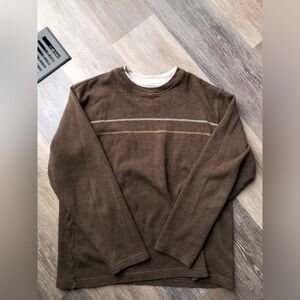 Y2K Faded Glory Men's Brown Sweater Size L